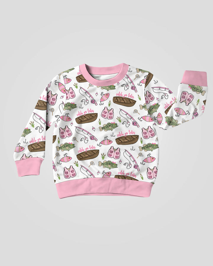 Catch Ya Later Bamboo Rundhals-Sweatshirt