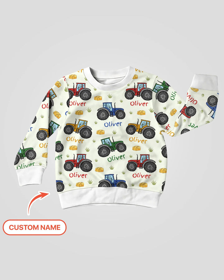 Personalisierter Name „Ein bisschen Dreck hat noch niemandem geschadet“ Bambus Crewneck Sweatshirt