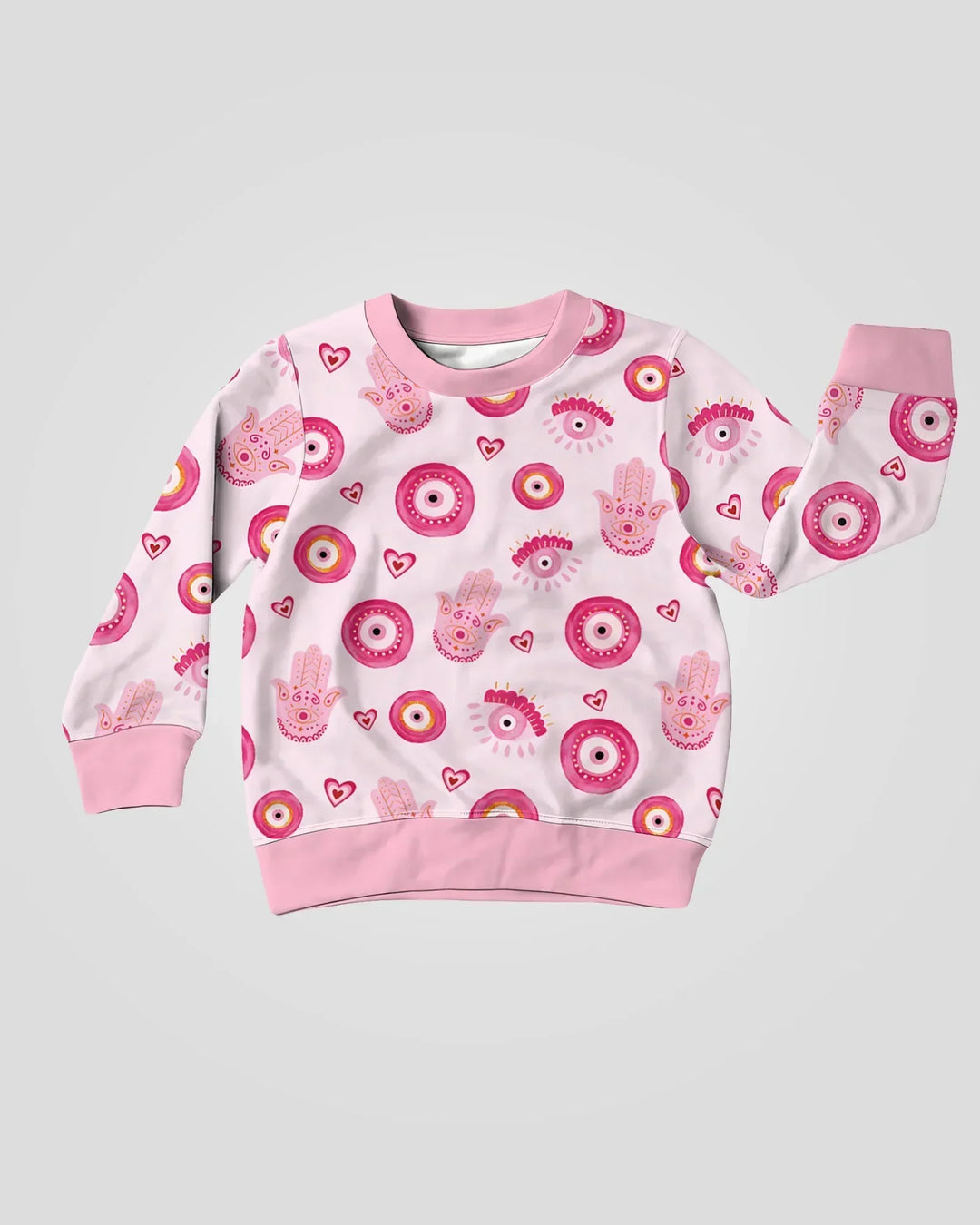 Mini Mystic Familie Passender Bambus Rundhals-Pullover