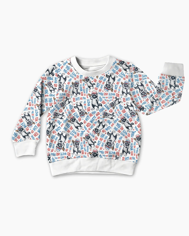Sweatshirt mit Rundhalsausschnitt aus Bambusfaser
