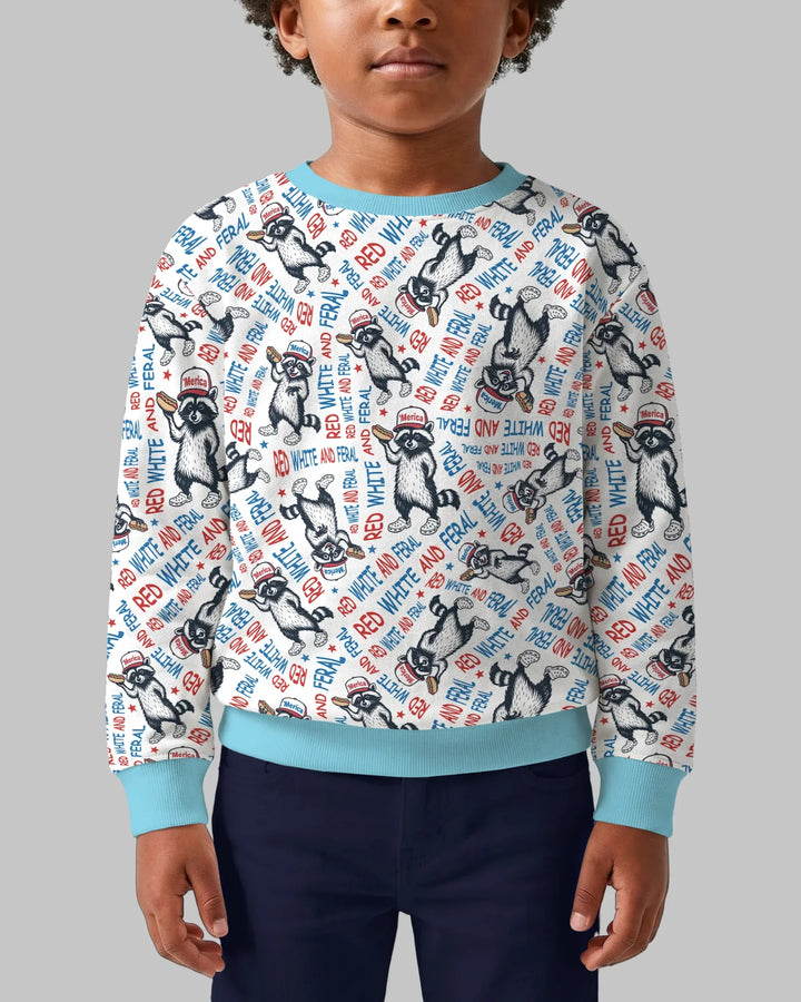Sweatshirt mit Rundhalsausschnitt aus Bambusfaser