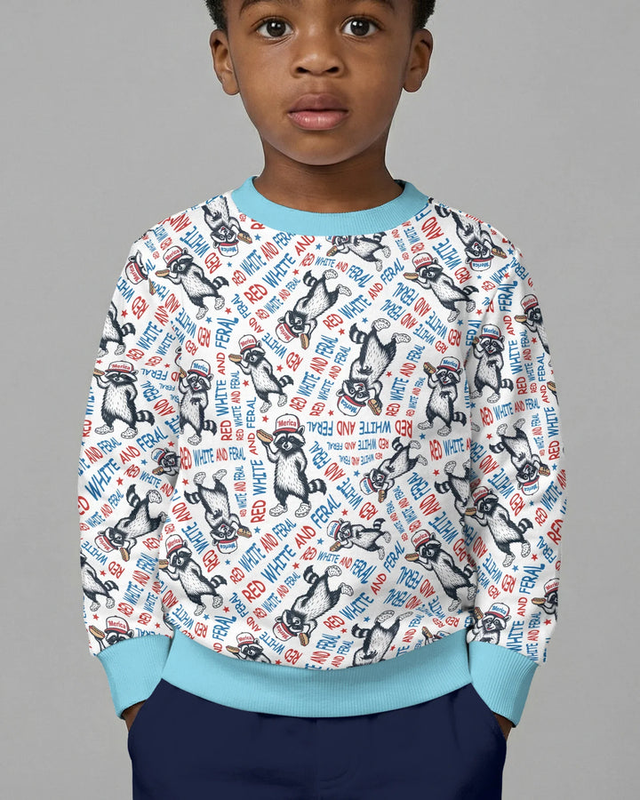 Sweatshirt mit Rundhalsausschnitt aus Bambusfaser