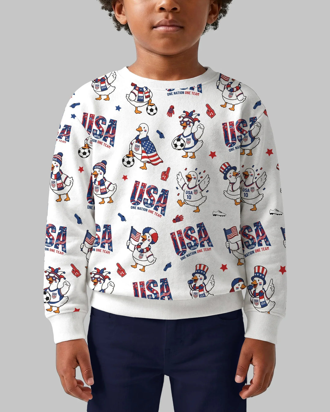 One Nation One Team Bamboo Crewneck Sweatshirt