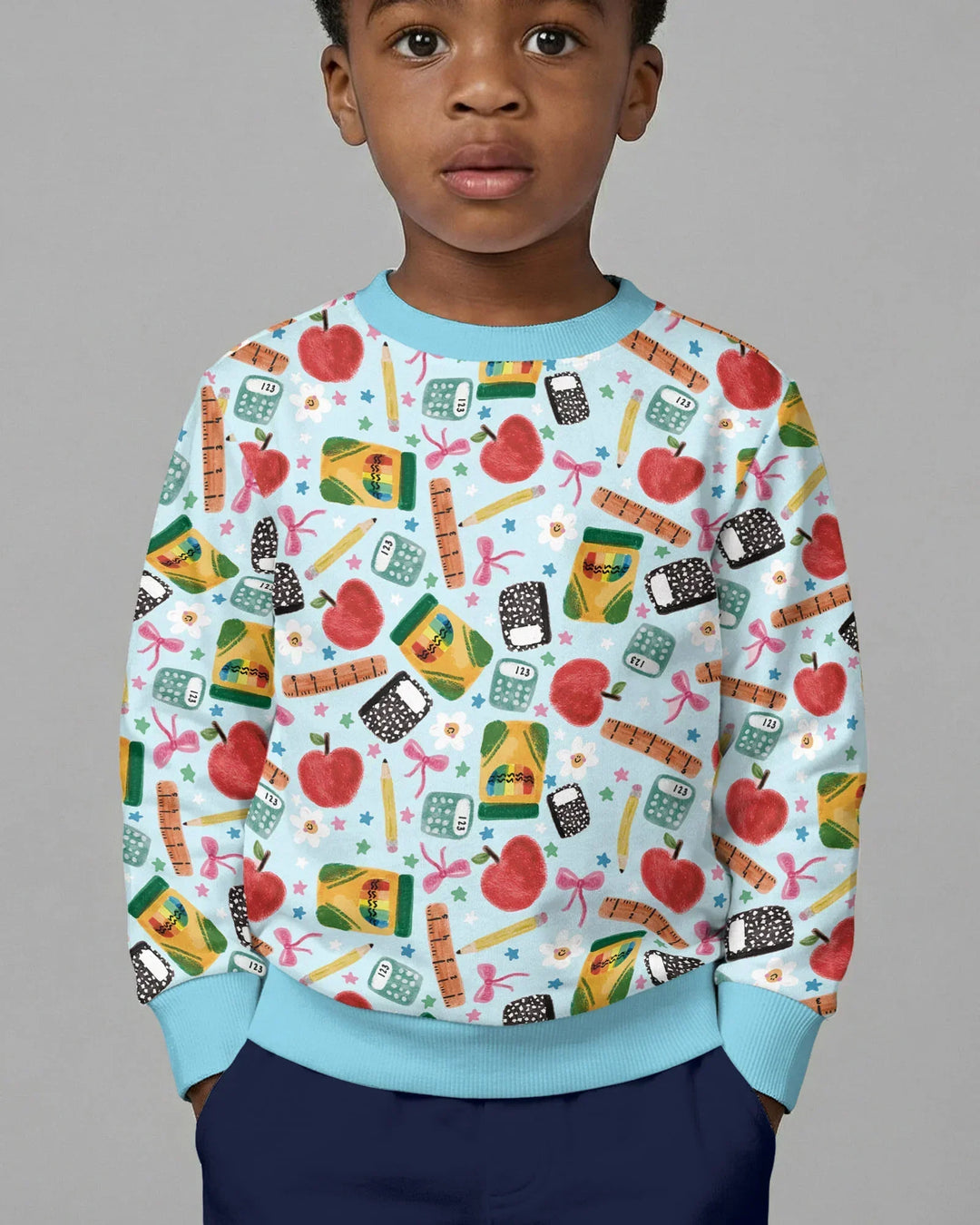 Sweatshirt mit Rundhalsausschnitt aus Bambusfaser