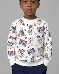 Sweatshirt mit Rundhalsausschnitt aus Bambusfaser