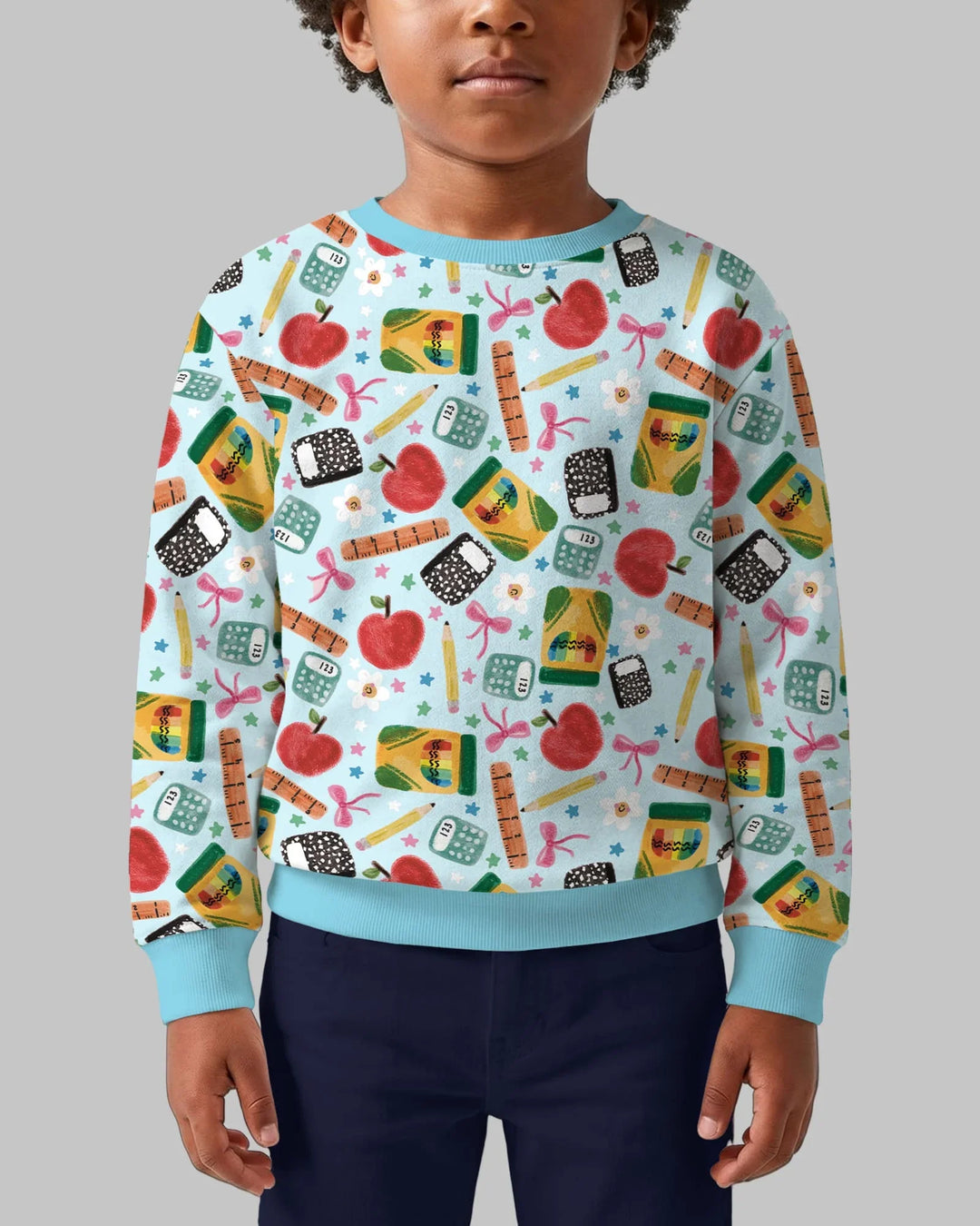Sweatshirt mit Rundhalsausschnitt aus Bambusfaser