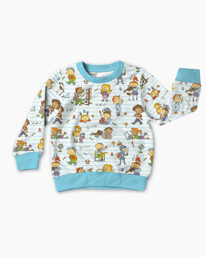 School Days Adventure Bamboo Crewneck Sweatshirt