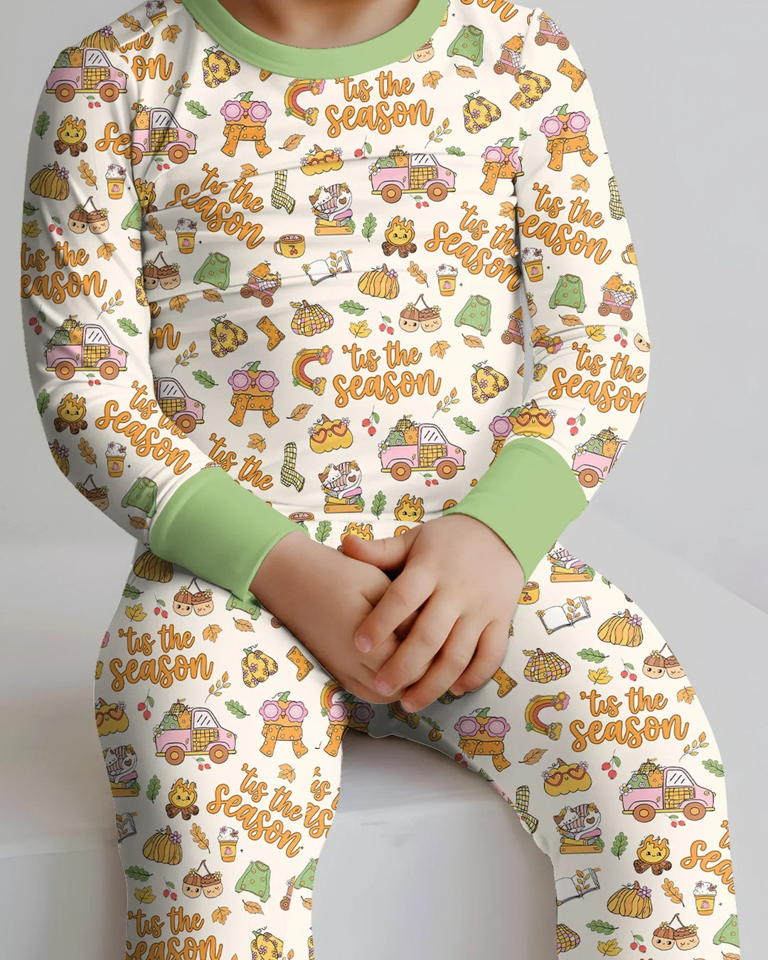 'Tis The Season Bamboo Two Piece Long Sleeve Pajama Set