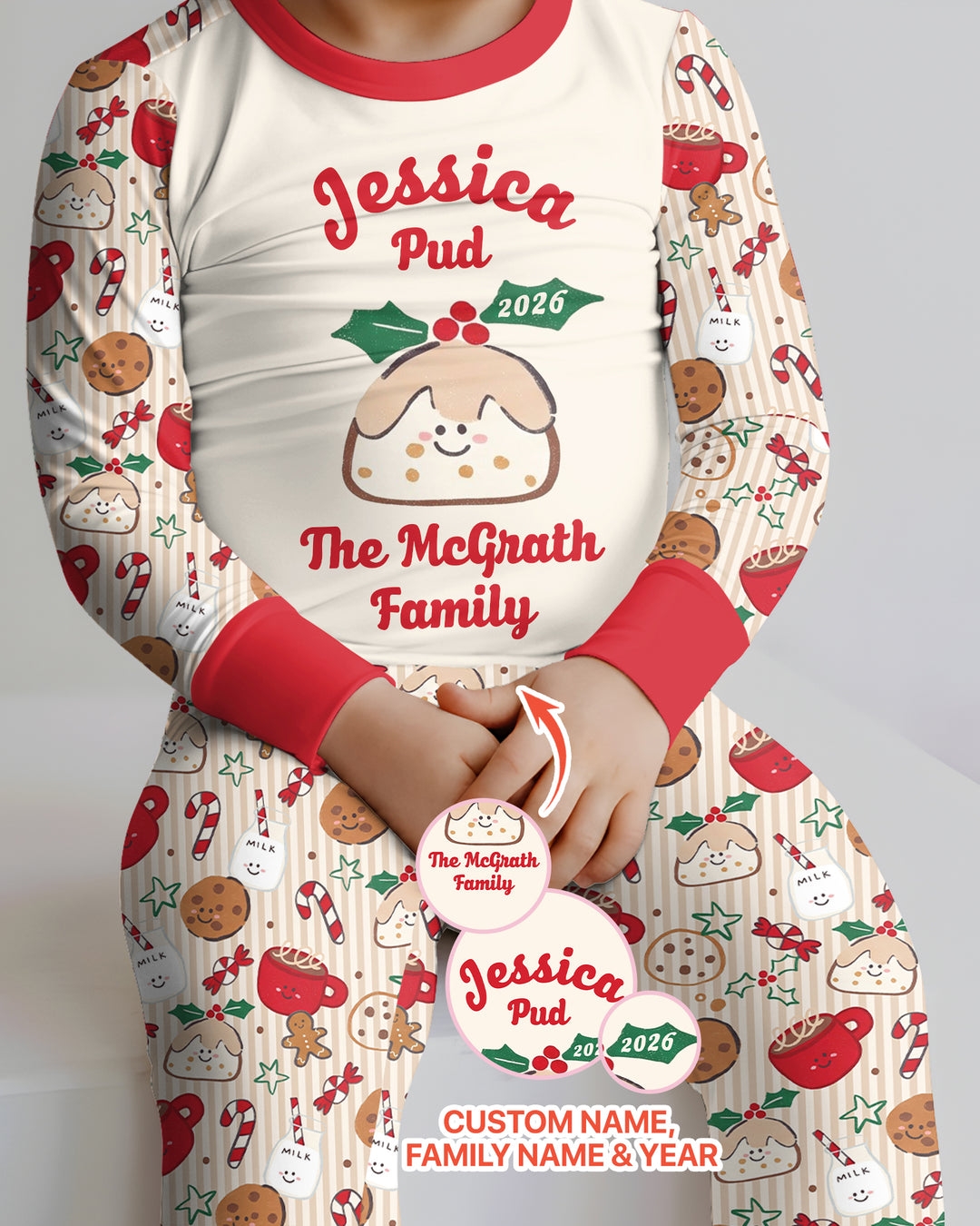 My Little Pudding Bamboo Two Piece Long Sleeve Pajama Set