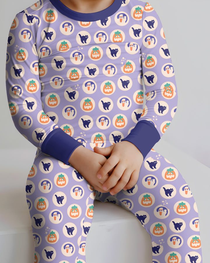 Boo Crew Bamboo Two Piece Long Sleeve Pajama Set