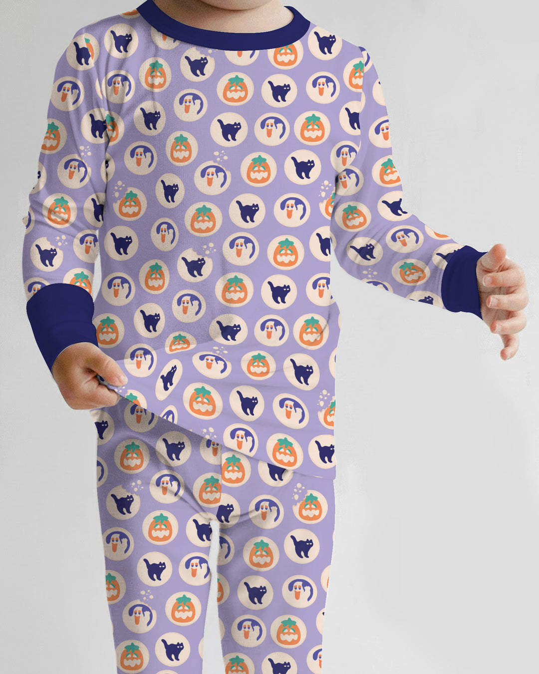 Boo Crew Bamboo Two Piece Long Sleeve Pajama Set