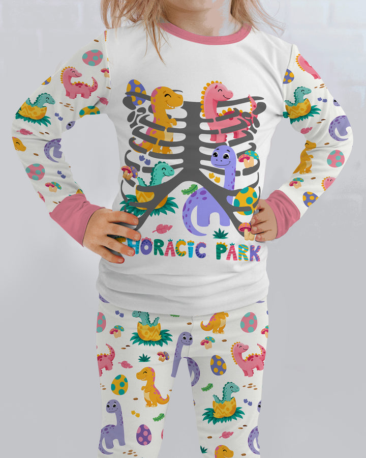 Thoracic Park Bamboo Two Piece Long Sleeve Pajama Set