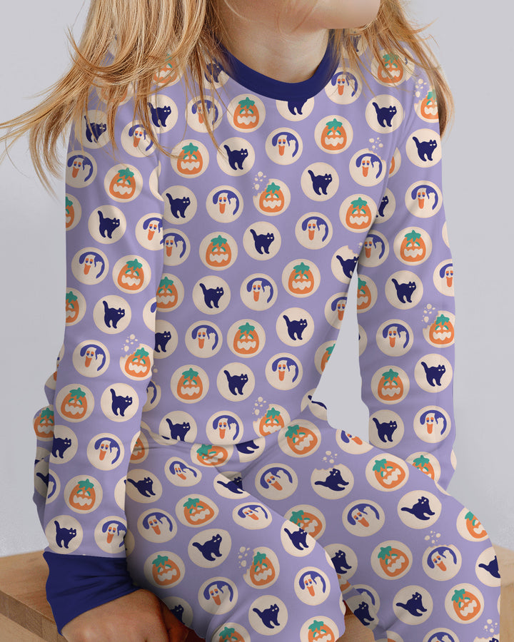 Boo Crew Bamboo Two Piece Long Sleeve Pajama Set