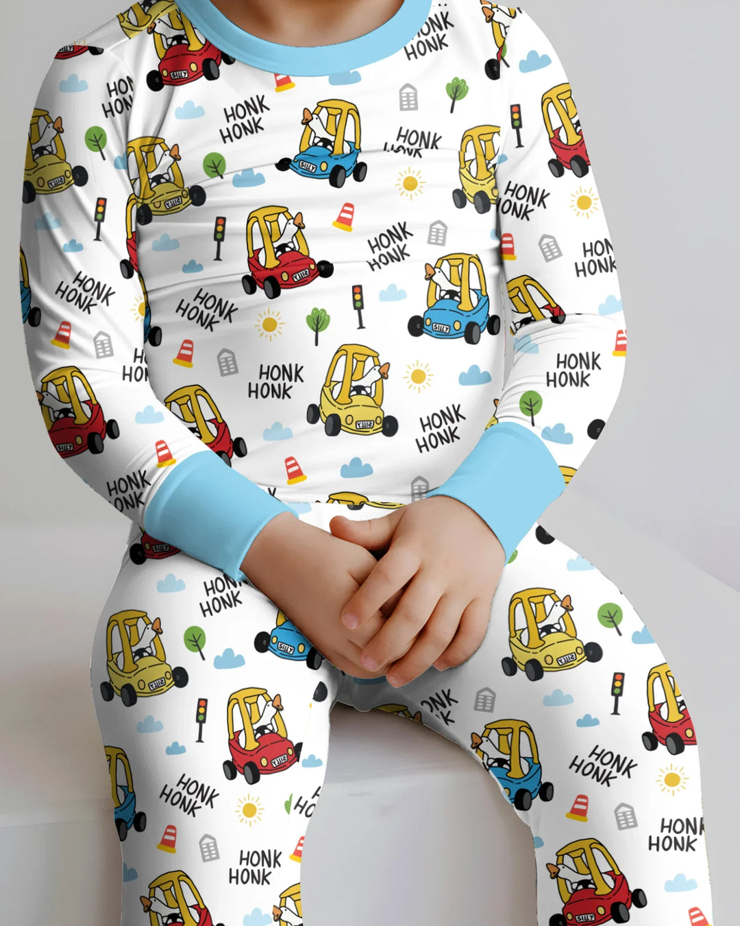 Honk Honk Silly Goose Bamboo Two Piece Long Sleeve Pajama Set