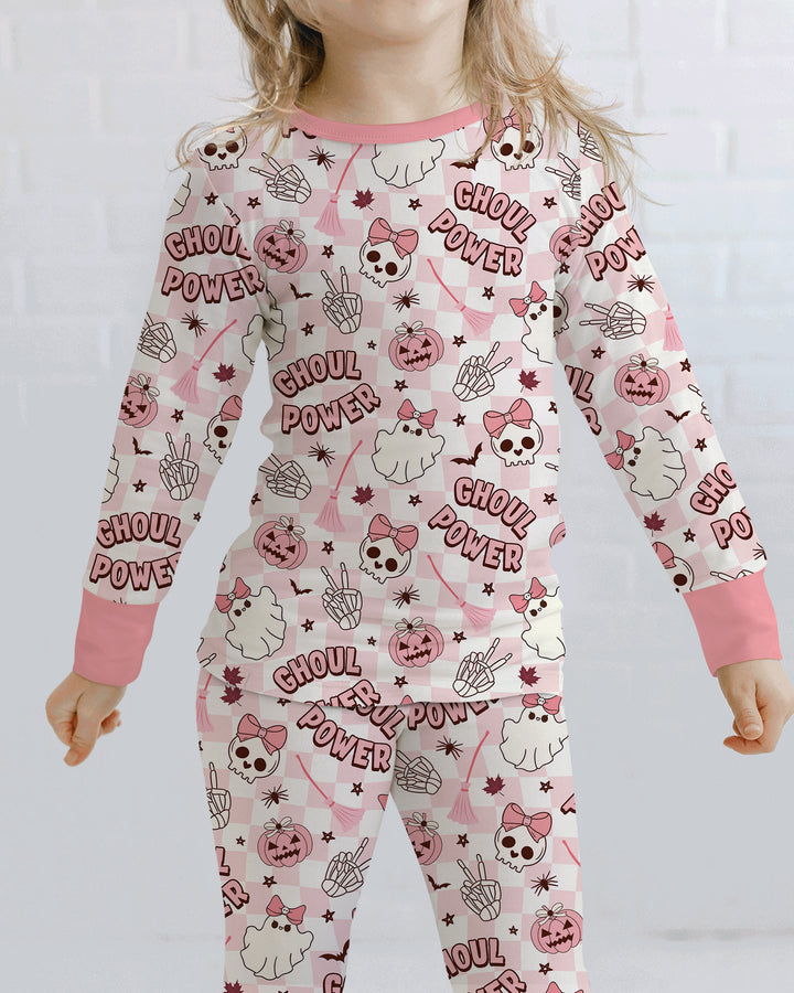 Ghoul Power Bamboo Two Piece Long Sleeve Pajama Set