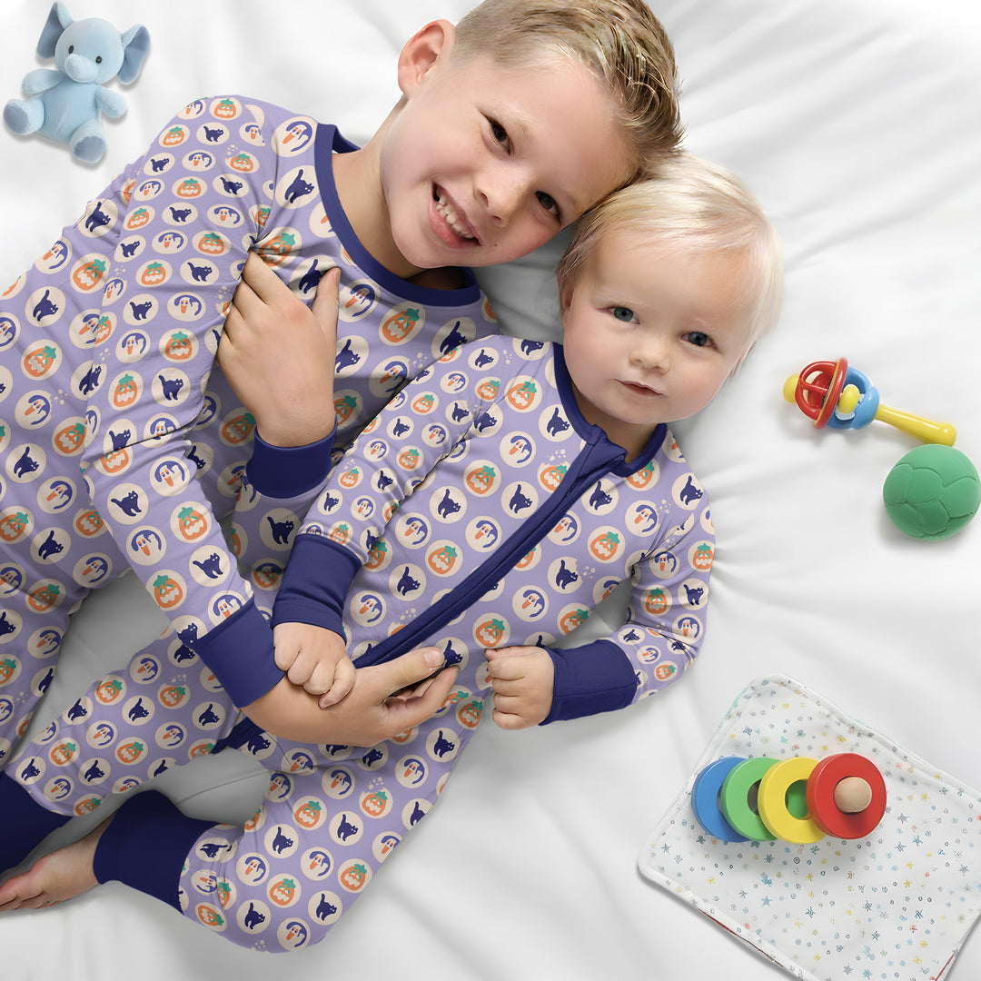 Boo Crew Bamboo Two Piece Long Sleeve Pajama Set
