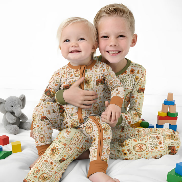 Gerippte Babykleidung mit individuellem Foto - Weich &amp; Skizzenhaft