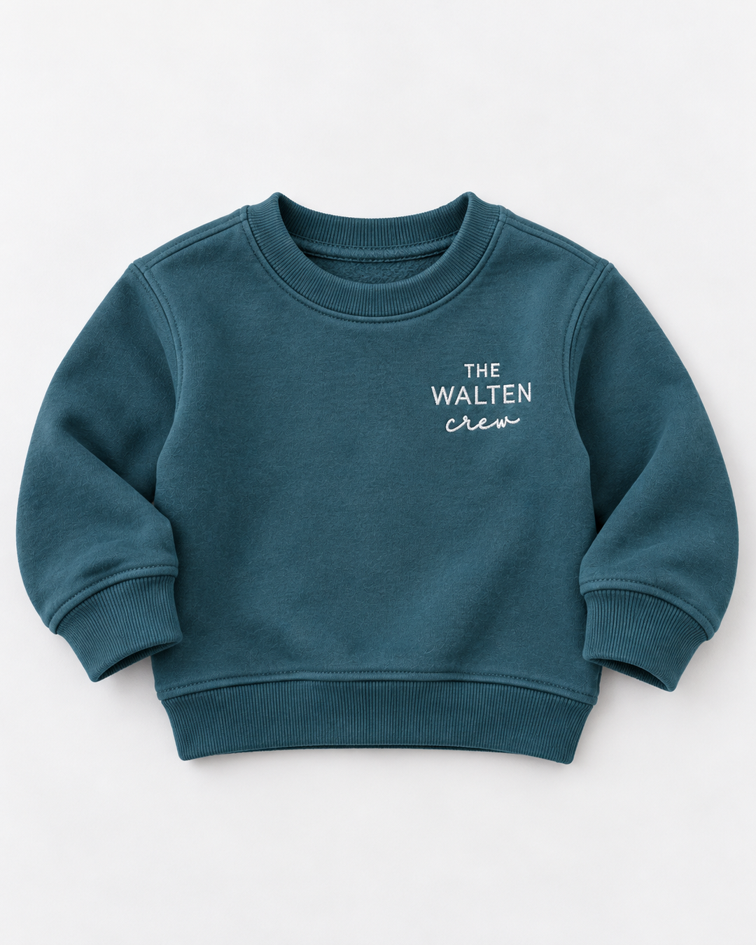 Custom Family Crew Embroidered Bamboo Crewneck Sweatshirt