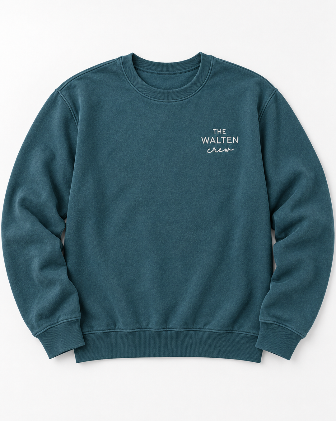Custom Family Crew Embroidered Bamboo Men Crewneck Sweatshirt