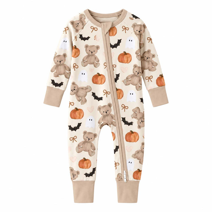 Teddy Bear Ghost Halloween Bamboo Convertible Zippy