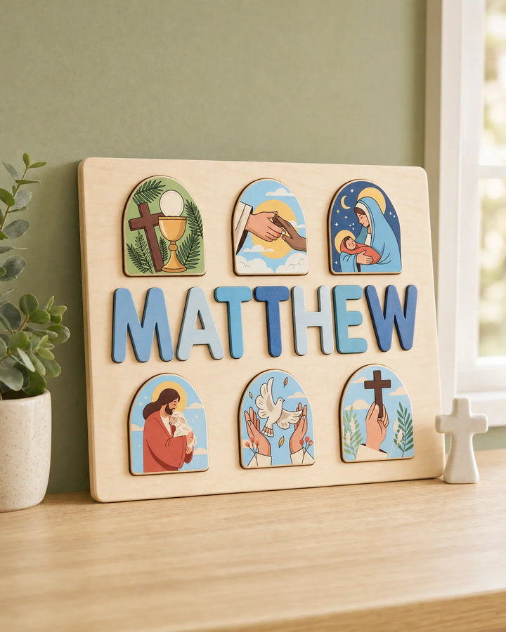 Schablone Holzpuzzle