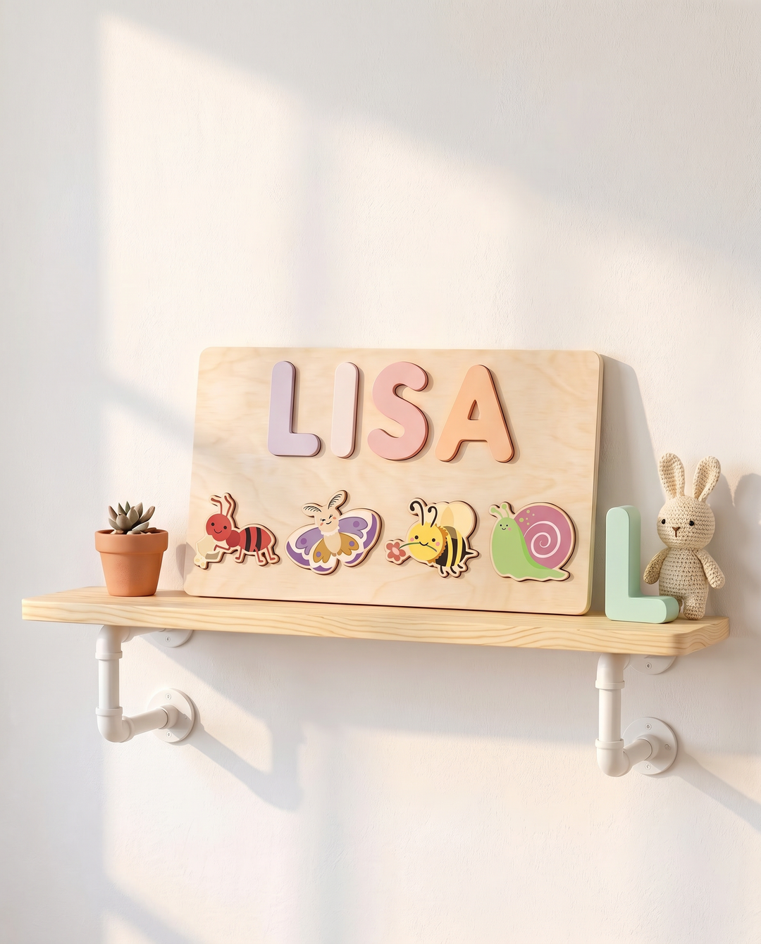 Schablone Holzpuzzle
