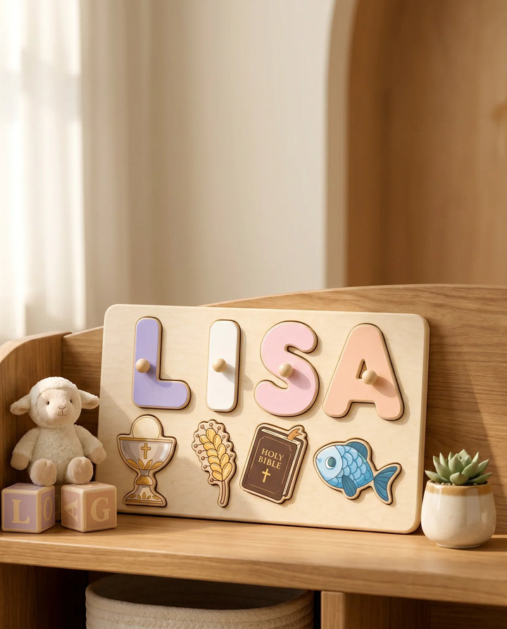 Schablone Holzpuzzle