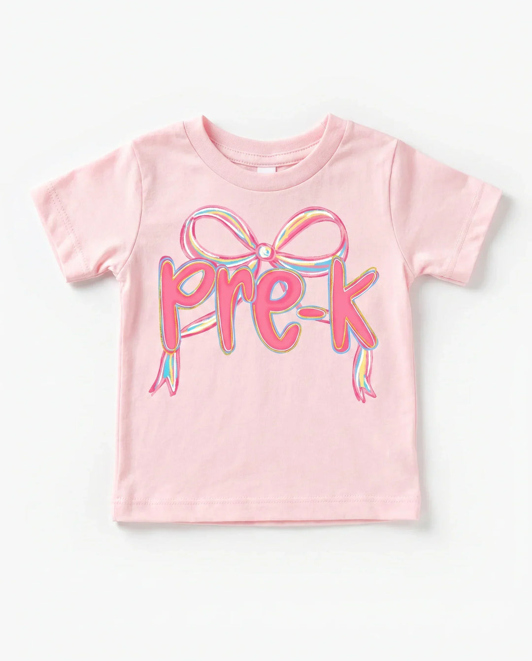 Pre-K Sweet Bow Bamboo Crewneck T-Shirt