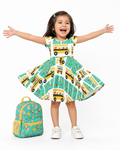 School Bus Adventures Bamboo Twirl Dress