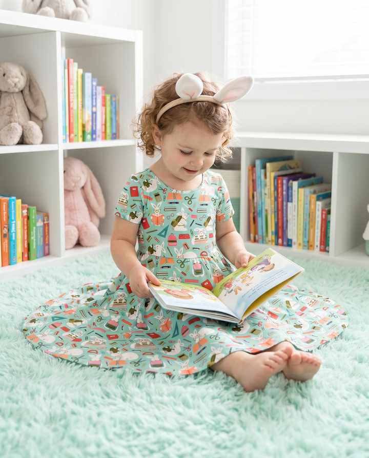 Bookish Bunny Adventures Bamboo Twirl Dress