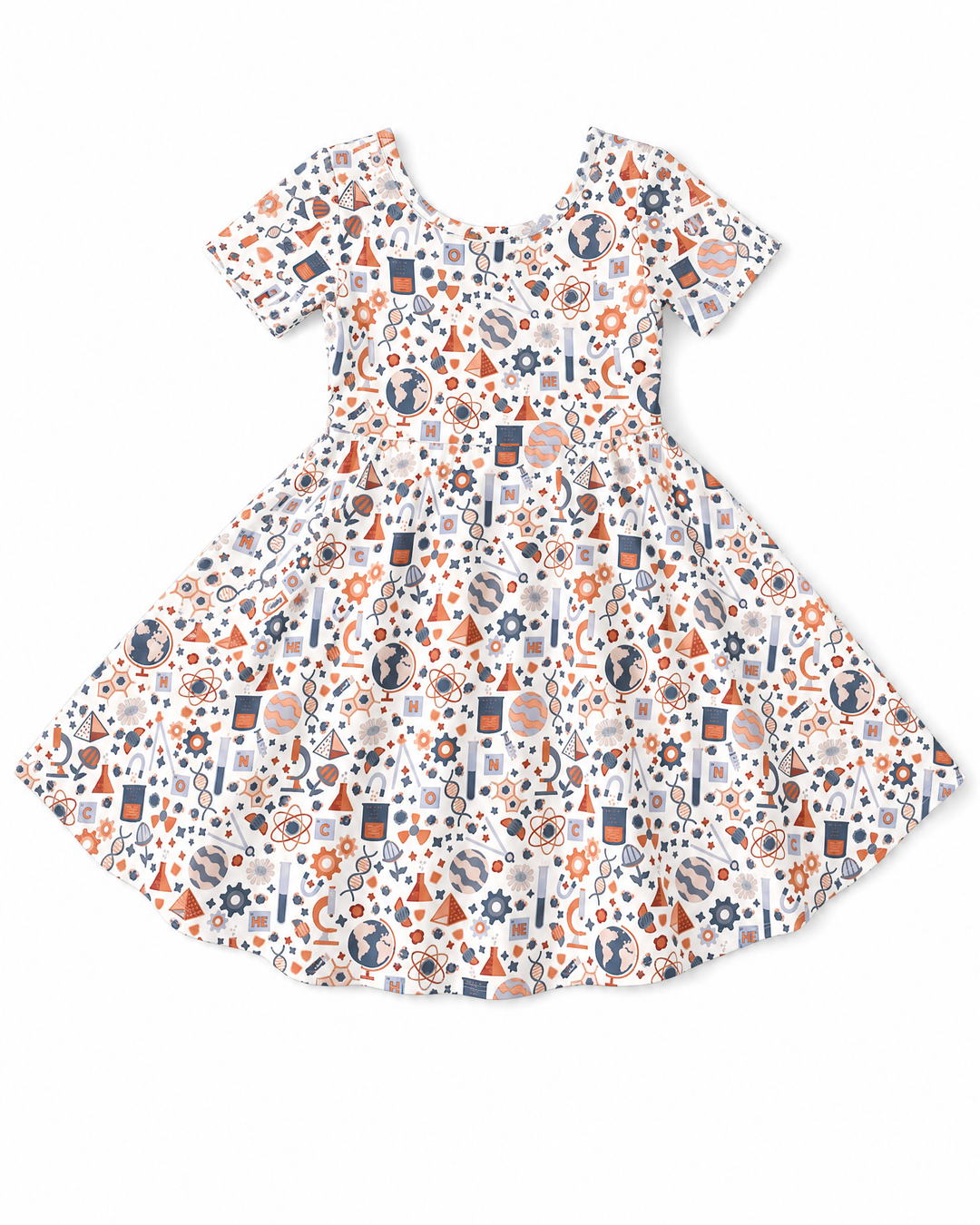 Little STEM Explorer Bamboo Twirl Dress