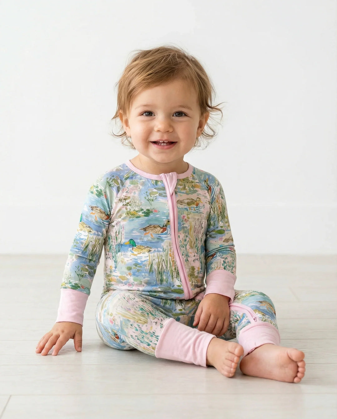 Gerippte Babykleidung mit individuellem Foto - Weich &amp; Skizzenhaft