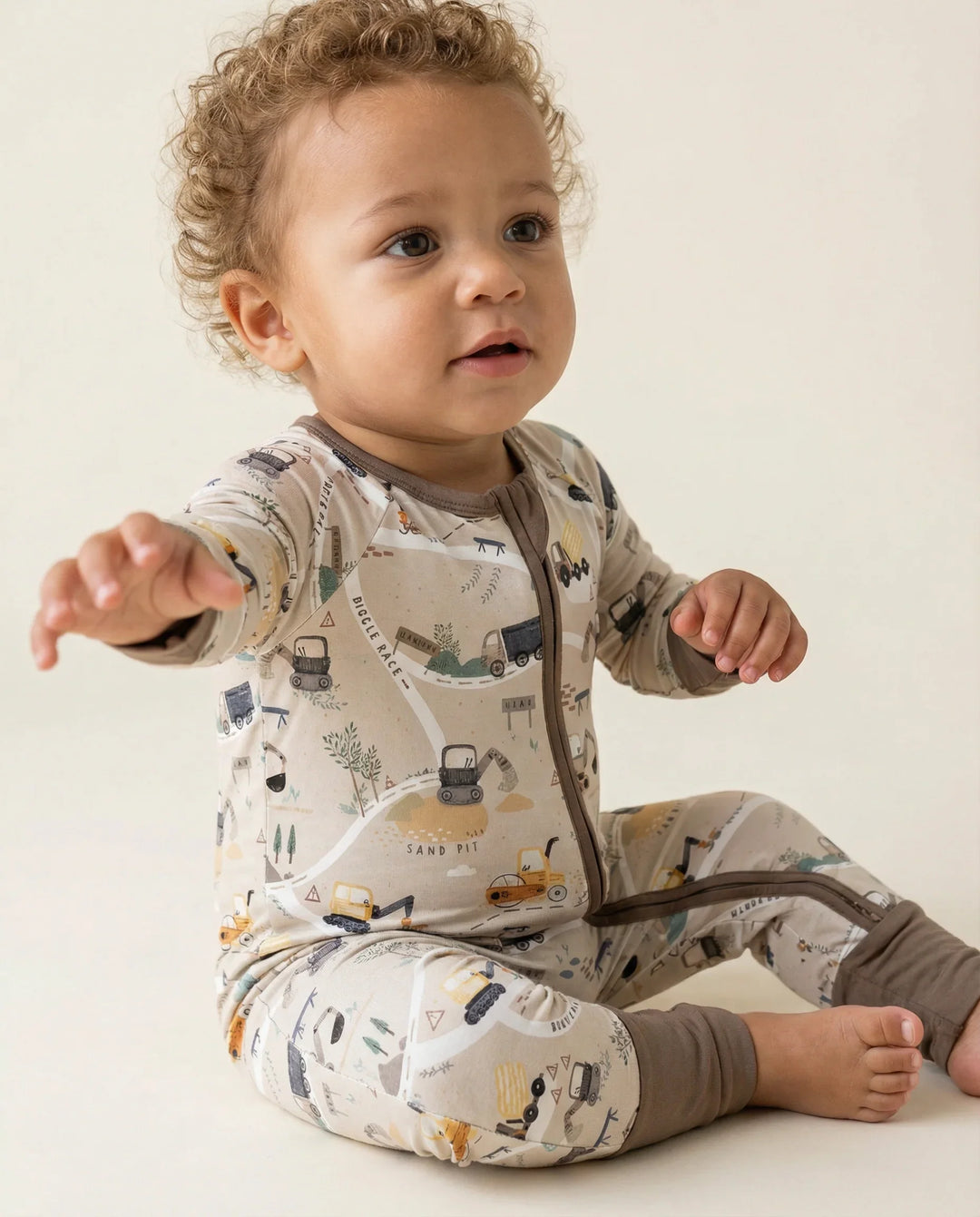 Gerippte Babykleidung mit individuellem Foto - Weich &amp; Skizzenhaft