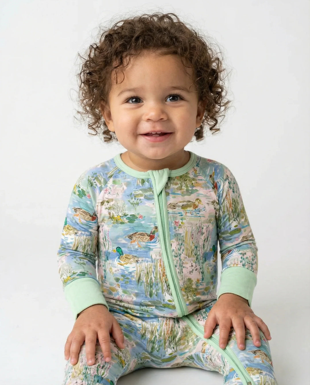 Gerippte Babykleidung mit individuellem Foto - Weich &amp; Skizzenhaft