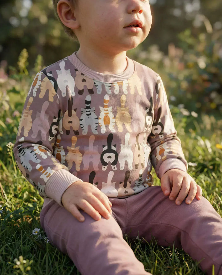 Cheeky Tails Bambus-Rundhals-Sweatshirt