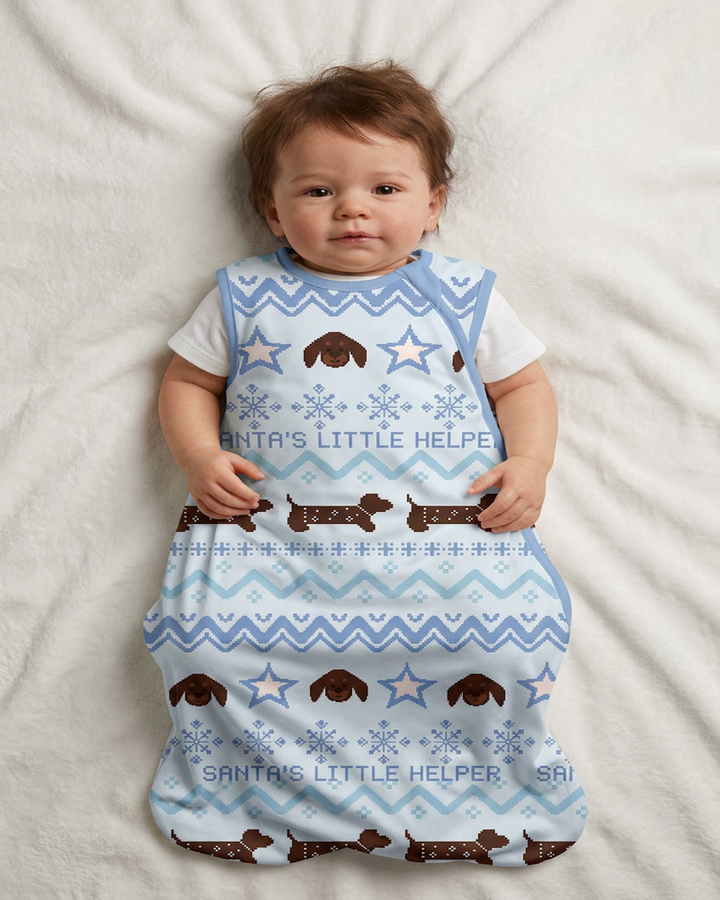 Snowy Puppy Dream Bamboo Sleep Bag