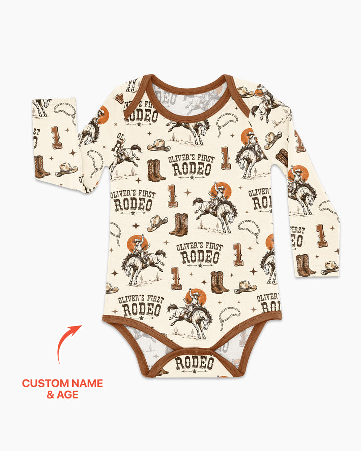Gerippte Babykleidung mit individuellem Foto - Weich &amp; Skizzenhaft
