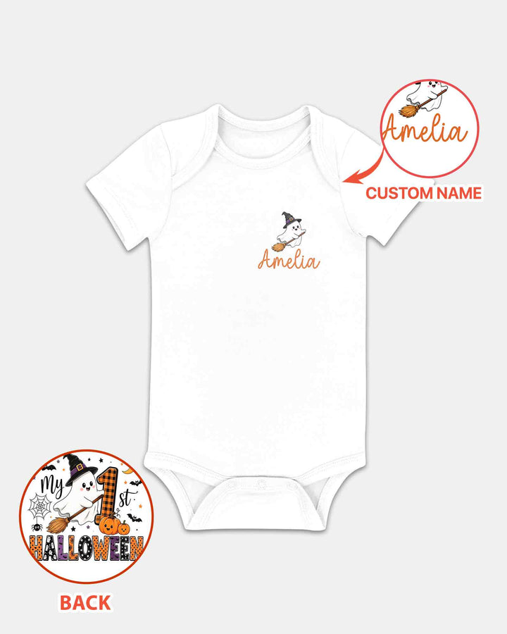 Personalized My 1st Halloween Bamboo Bodysuit