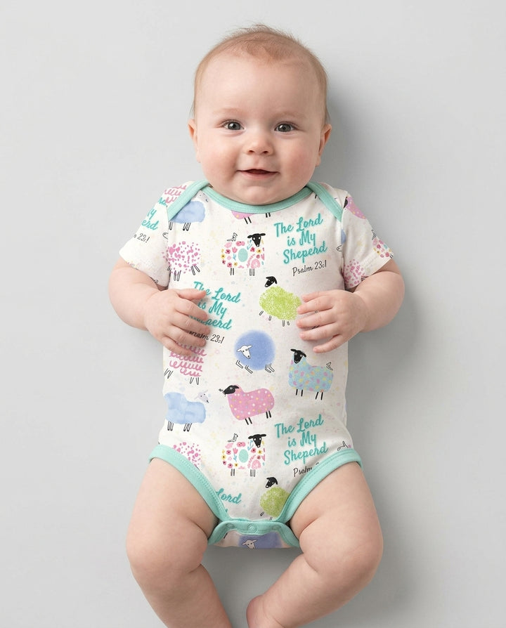 Gerippte Babykleidung mit individuellem Foto - Weich &amp; Skizzenhaft