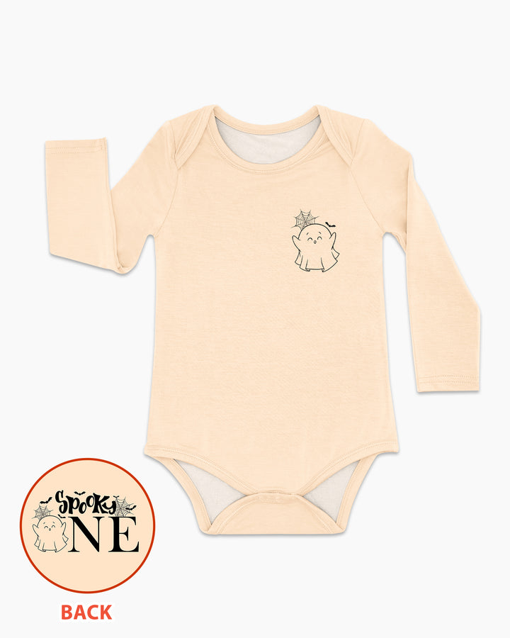 Spooky One Birthday First Birthday Halloween Bamboo Bodysuit