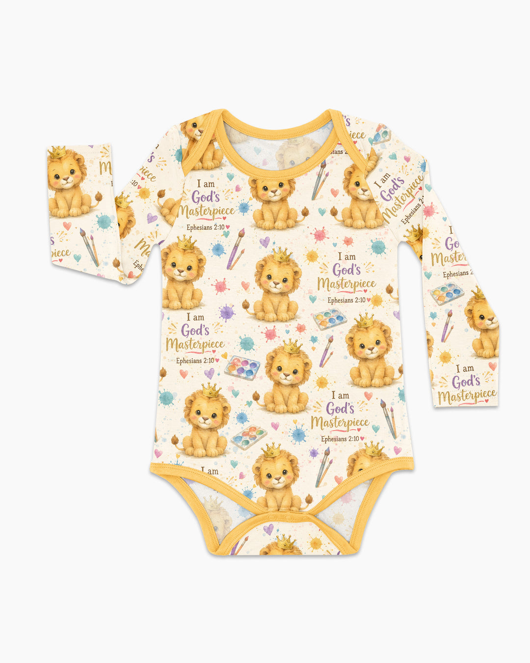 Gerippte Babykleidung mit individuellem Foto - Weich &amp; Skizzenhaft