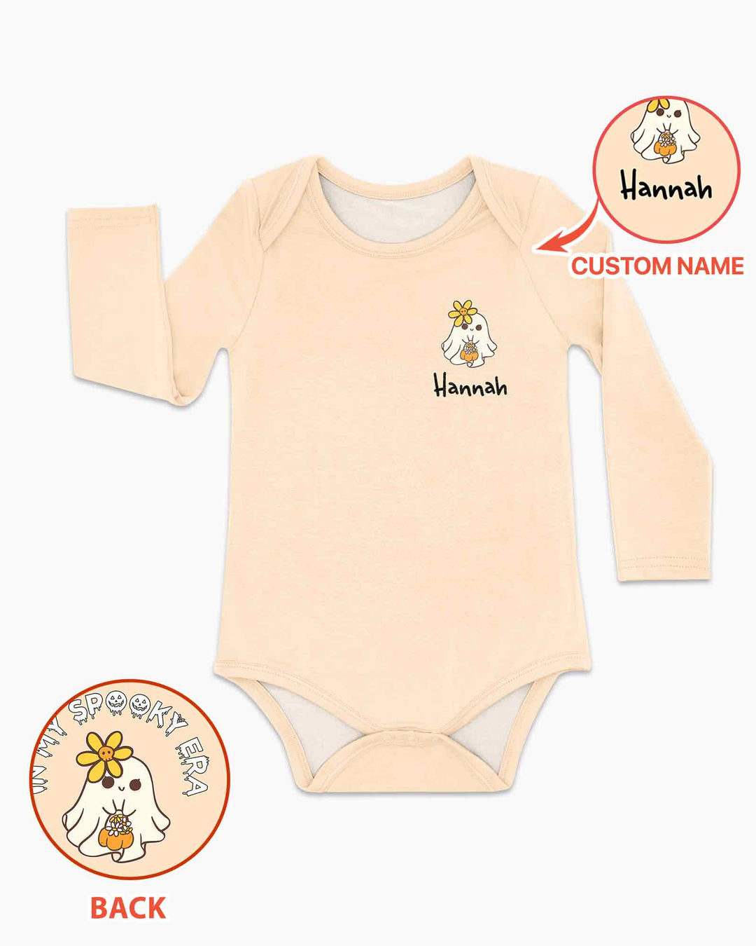 Personalized In My Spooky Era Bamboo Bodysuit