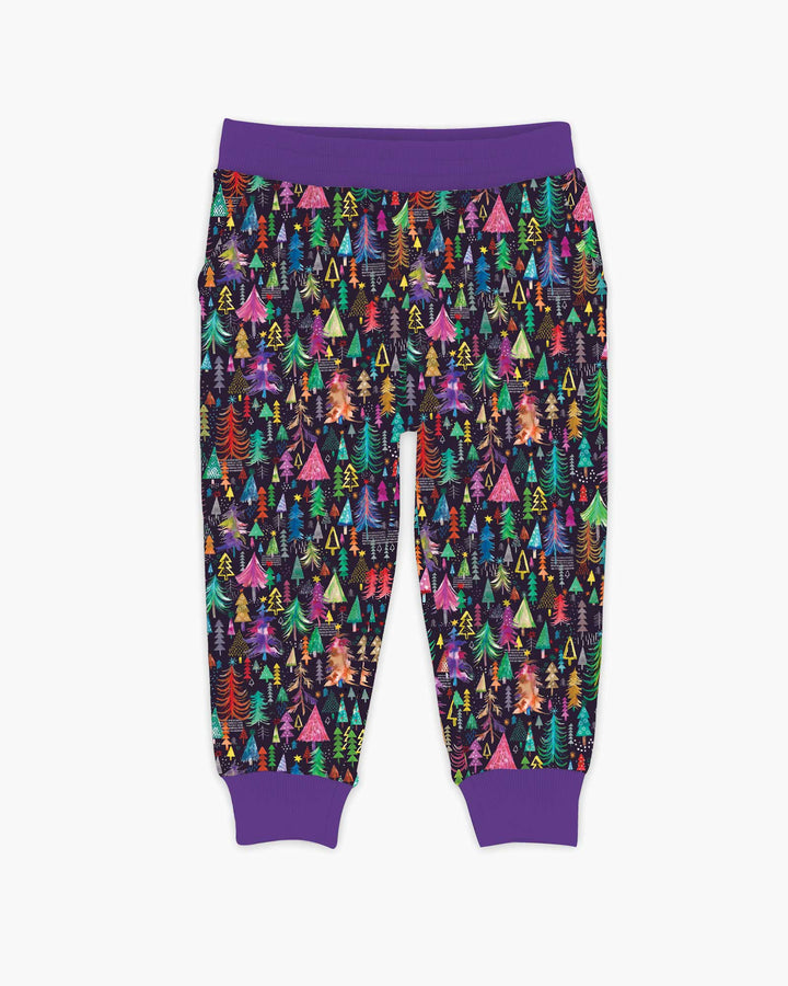 Christmas Holiday Colorful Trees Bamboo Jogger
