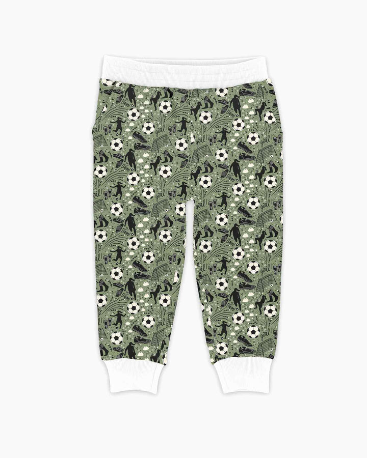 Sage Green Soccer Dreams Bamboo Jogger