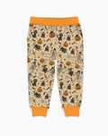 Vintage Skeleton Pumpkin Halloween Bamboo Jogger