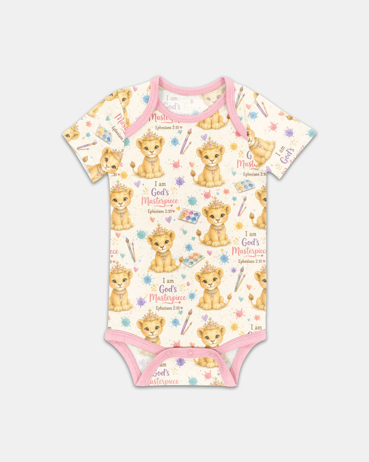 Gerippte Babykleidung mit individuellem Foto - Weich &amp; Skizzenhaft