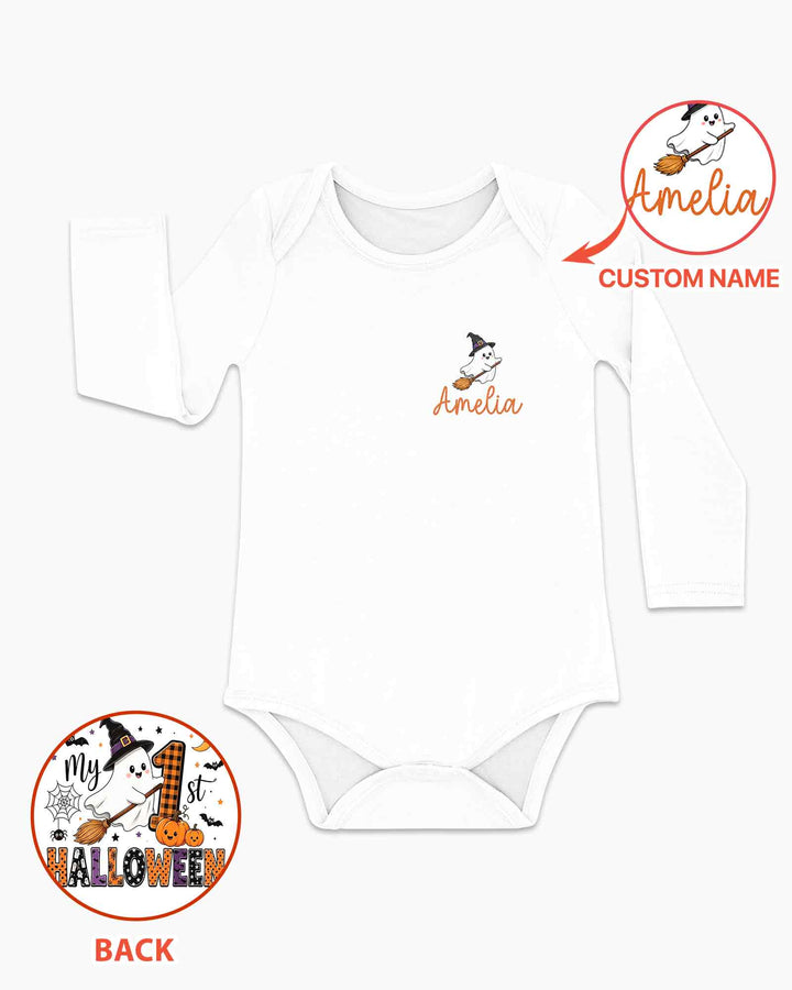 Personalized My 1st Halloween Bamboo Bodysuit