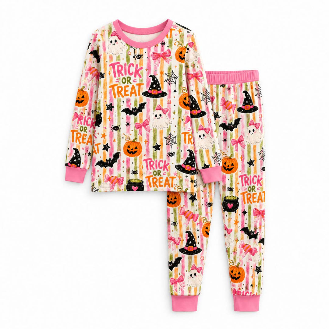 Trick Treat Magic Bamboo Two Piece Long Sleeve Pajama Set