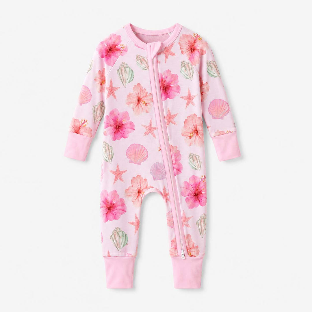 Tropical Seashell Garden Bamboo Convertible Zippy