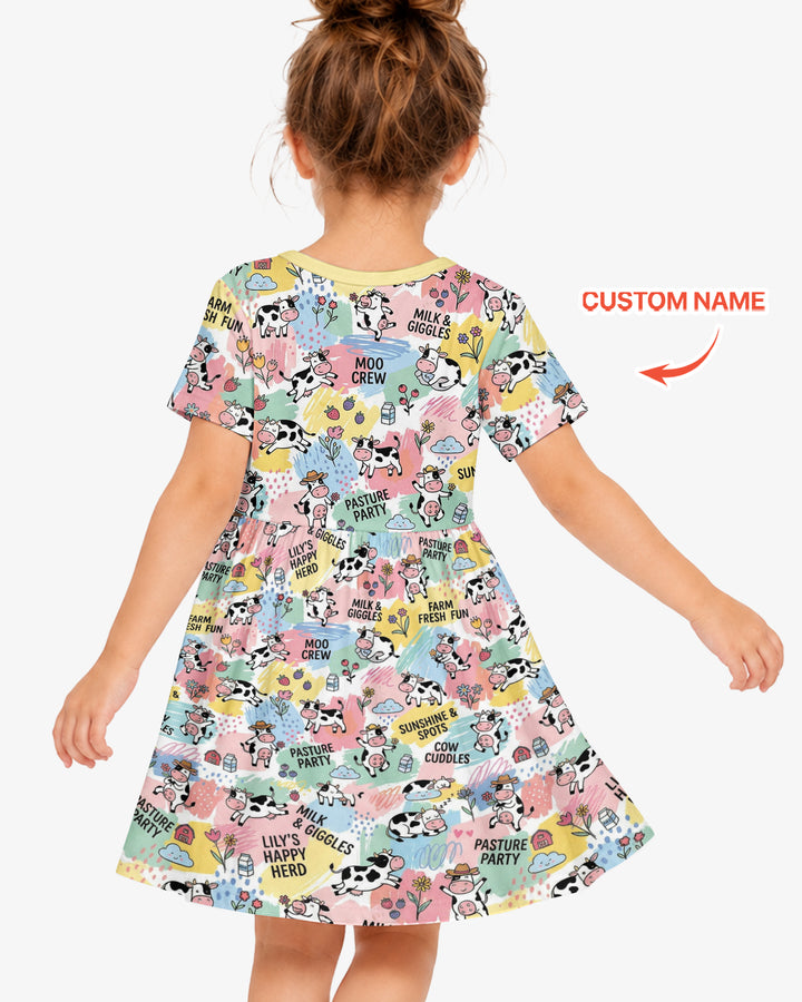 Custom Name Can’t Keep Us In The Barn Bamboo Twirl Dress